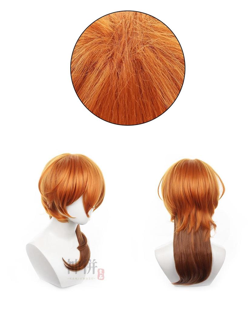 Косплей Накахара Чуя с пятью бродячими собаками Бунго Косплей для взрослых Сцена культурного мероприятия Накахара Чуя Косплей Чуя с париком [Камидзу Рёхин],