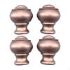 4 Pack Curtain Rod End Replacement Wear-Resistant Window Decoration for Indoor Use