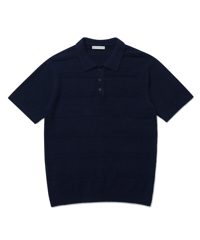CONNECT KINLOCH [2Pack] Terry Button Collar Short Sleeve Knit (6 Colors)