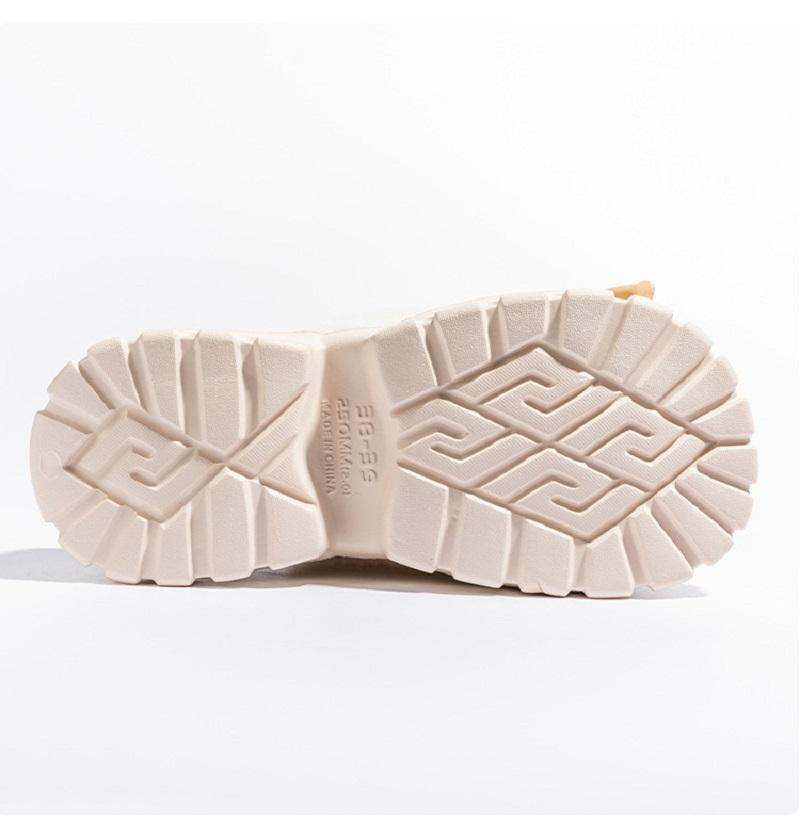 7,5 см супер высокие зимние тапочки женские новые готические бант меховые шлепанцы женские водонепроницаемые мюли на платформе женские меховые тапочки-сабо