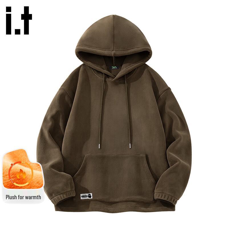 Fingercroxx IT Men's Warm Fleece Hooded Sweatshirt