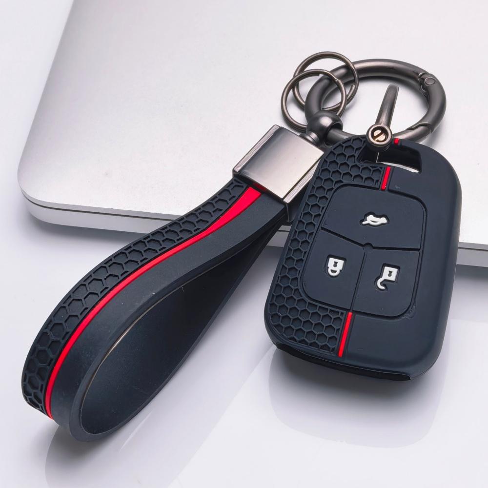 Силиконовый чехол для брелока с кольцом для Chevrolet Cruze Aveo Orlando Captiva Spark для Opel Astra J Insignia Corsa D/E Antara Zafira Mokka, 3-кнопочный