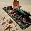 Celestial Ferns And Mushrooms Beach Towel, Super Soft Microfiber, Gift for Her/Him, Birthday, for Pool, Beach, Travel, Home Decor Fan gifts