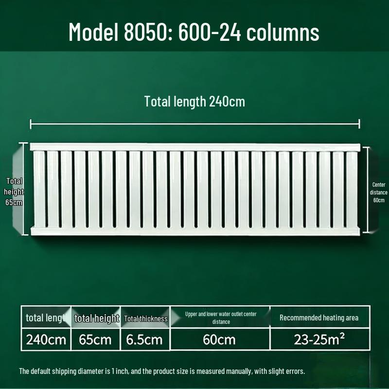 Zhuochuang Jingpin 8050 Household Wall-Mounted Steel Radiator