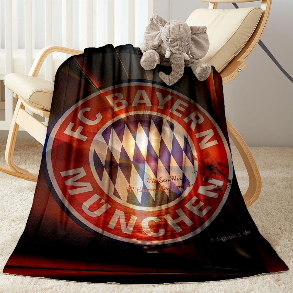 Fc Bayern Munich Blanket Ultrasoft Great For Chair Bedding Office Chair Four Seasons Multipurpose Modern Style Perfect Gift For Relatives And Friends