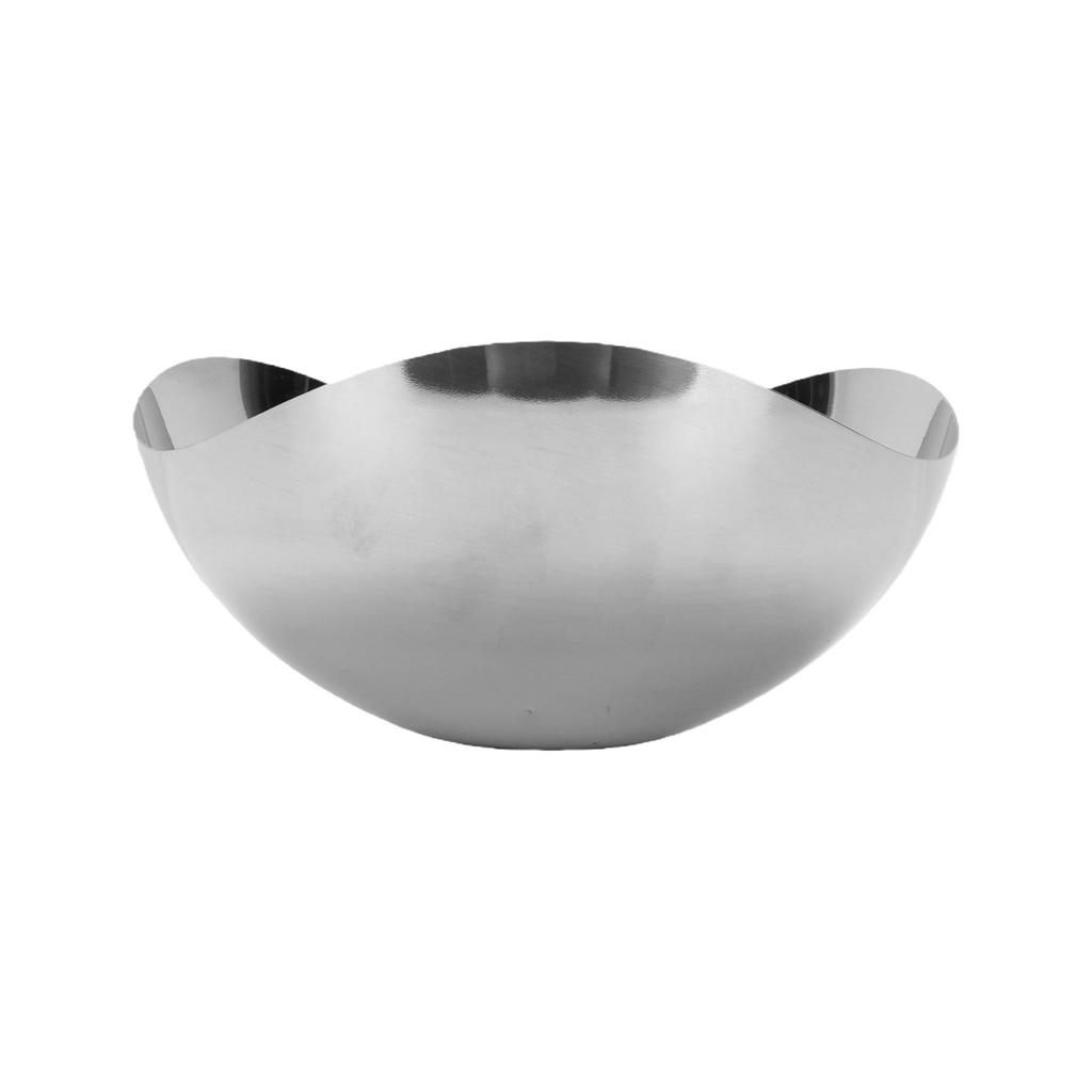 304 Stainless Steel Decorative Bowl Elegant Fruit Tray Silver Finish Serving Platter Centerpiece Bowl Nut Dish Jewelry