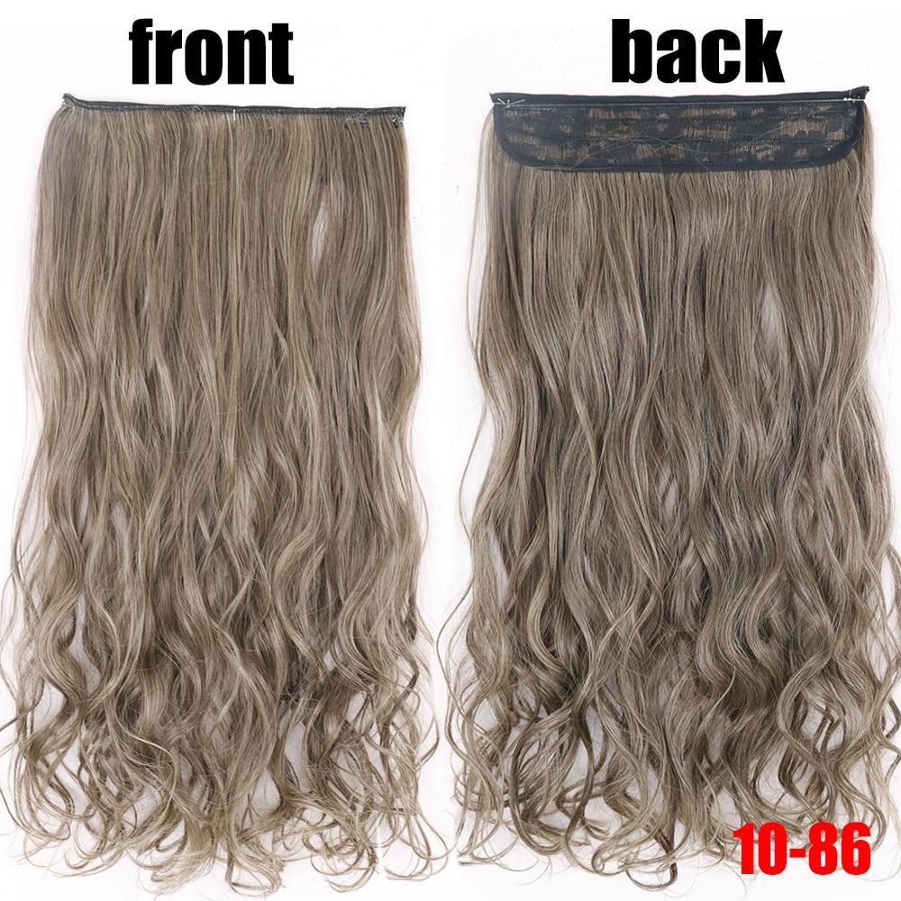 XINRAN 22-дюймовые модные женские волосы для наращивания, устойчивые к высоким температурам, синтетические волны, длинные волосы без клипс, невидимый парик для лески