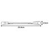 TONE Long Box Wrench Width Across Flats 14 X 15 Mm (45°) M45-1415