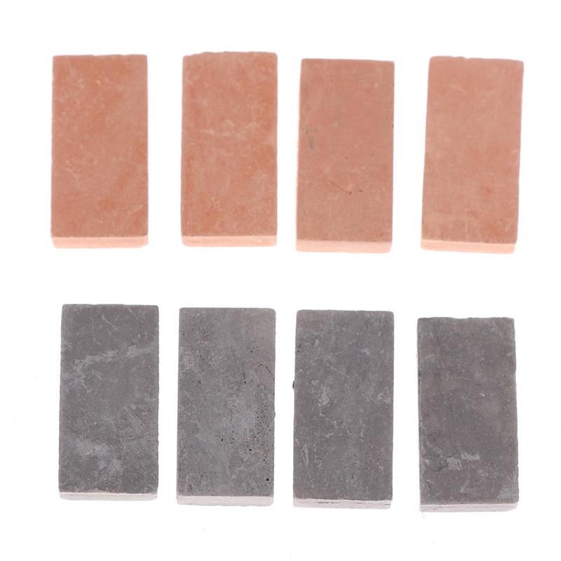 Архитектурный антикварный мини-синий кирпич, зеленый блок, сделай сам, песочный стол, глиняный инструмент для внутренней сцены