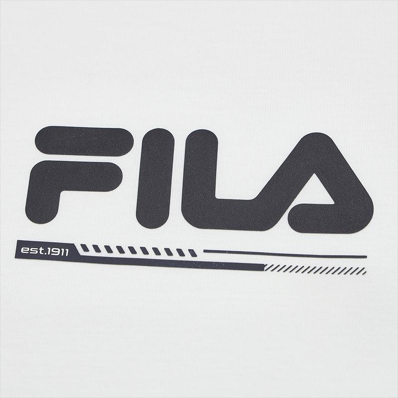 FILA Fitness Sweatshirts Men's Lead Pink White Crew Neck Moderate Regular A51M531204FIV