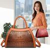Fashionable Alligator Leather Texture Women's Handbag Temperament Retro Women's Shoulder Bag Texture Women's Bag