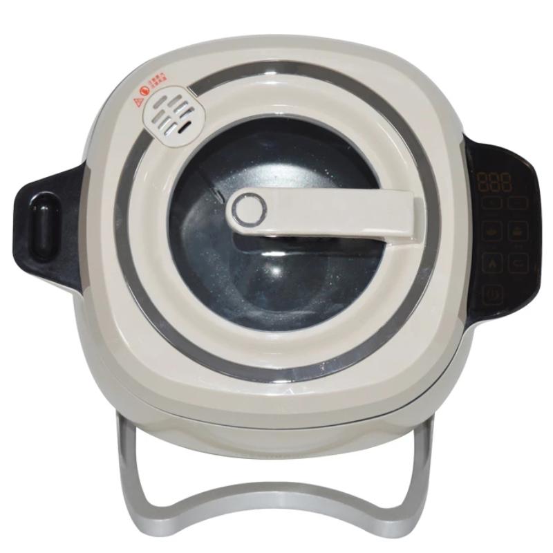 Полностью автоматическая машина для приготовления пищи, многофункциональная плита, интеллектуальный робот для жарки риса, сковорода с антипригарным покрытием, барабанная машина для жарки