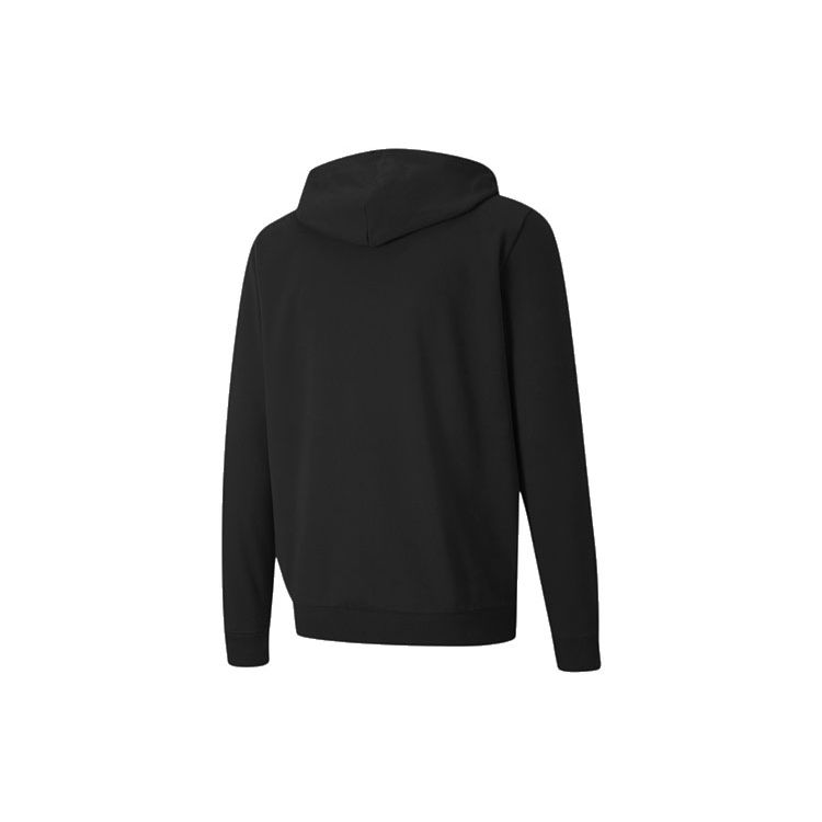 Puma Casual Sport Logo Hoodie With Print Long Sleeve Sweater Jacket Men Tops Black 585062-01