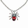 Vintage Spider Crystal Pendant Necklaces for Women Men Gothic Animal Sweater Chain Necklace Punk Hiphop Fashion Jewelry