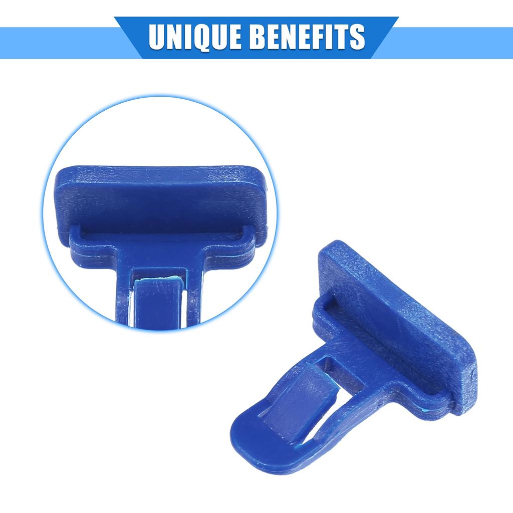 Зажим для бампера VekAuto Зажим для крепления крыла бампера Фиксатор заклепок Совместимо с Toyota Совместимо с Avalon Совместимо с 2013-2021 Нейлон Синий
