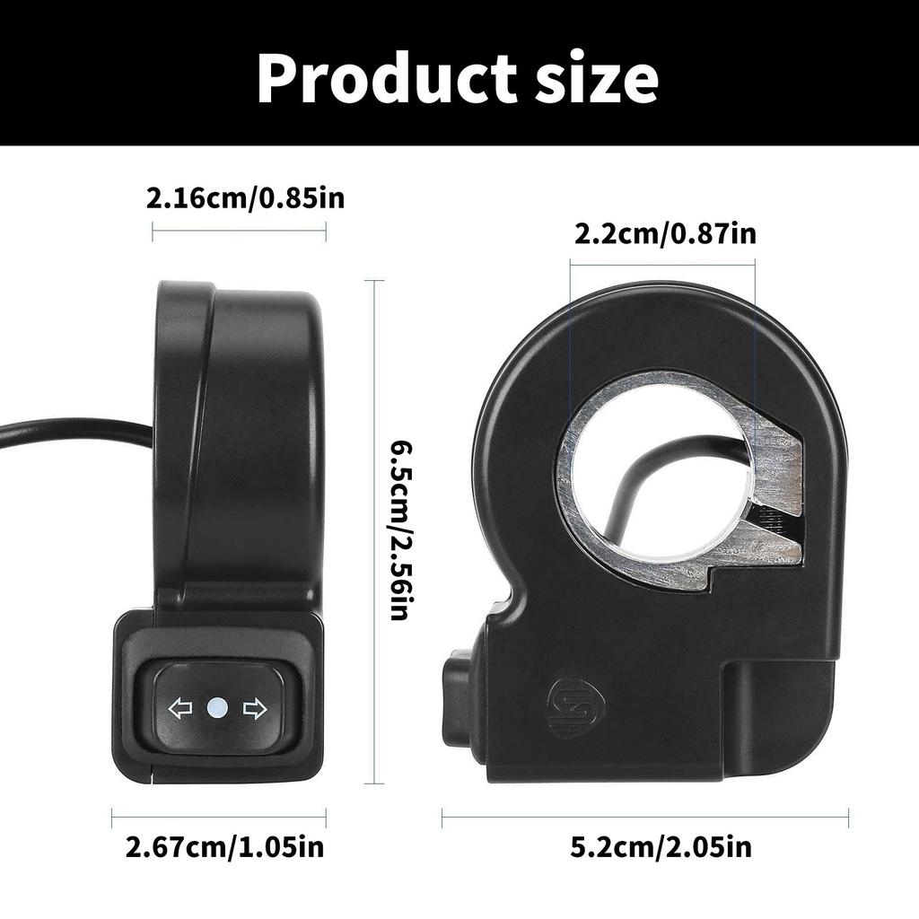 Универсальный переключатель на руль для электрического скутера, кнопка переключателя сигнала поворота для горного велосипеда, часть электрического скутера