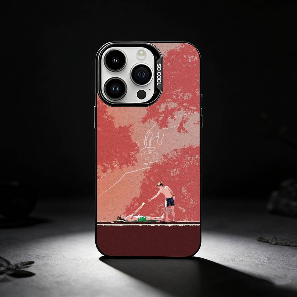 C-Call Me By Your Name Film Phone Case For iPhone 17,16,15,14,13,12,11 Plus,Pro Max,XS,Colored silver phone case