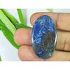 59Cts. Натуральный азурит овальный лечебный кристалл кабошон россыпью драгоценный камень 24X40MM SK-3870