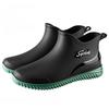 Cross-Border Rain Boots For Men Short Tube Kitchen Slippers Anti-Slip Outdoor Washing Car Waterproof Shoes Factory Direct Sales