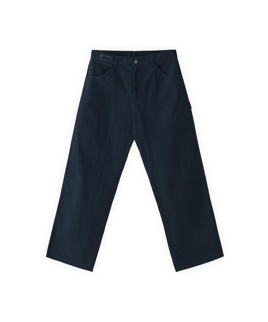 TUEWID 002 Washed Captain Pants In Loose Fit Navy