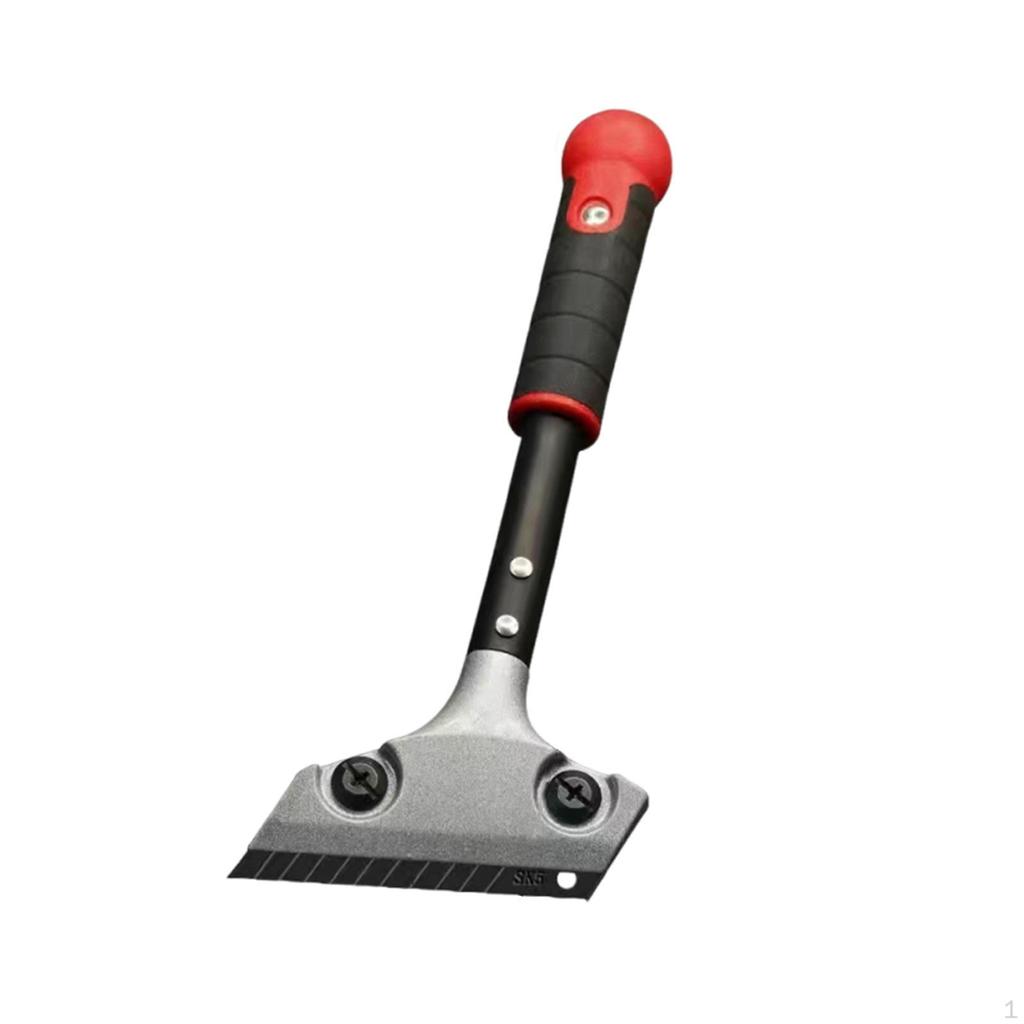 Cleaning Scrapers Accessories Ergonomic TPU Handle Portable Versatile Removing Tool Black for Window