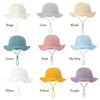 Boys Girls Cute Cartoon Baby Sun Cap Kids Bucket Hat Beach Hat Panama Cap