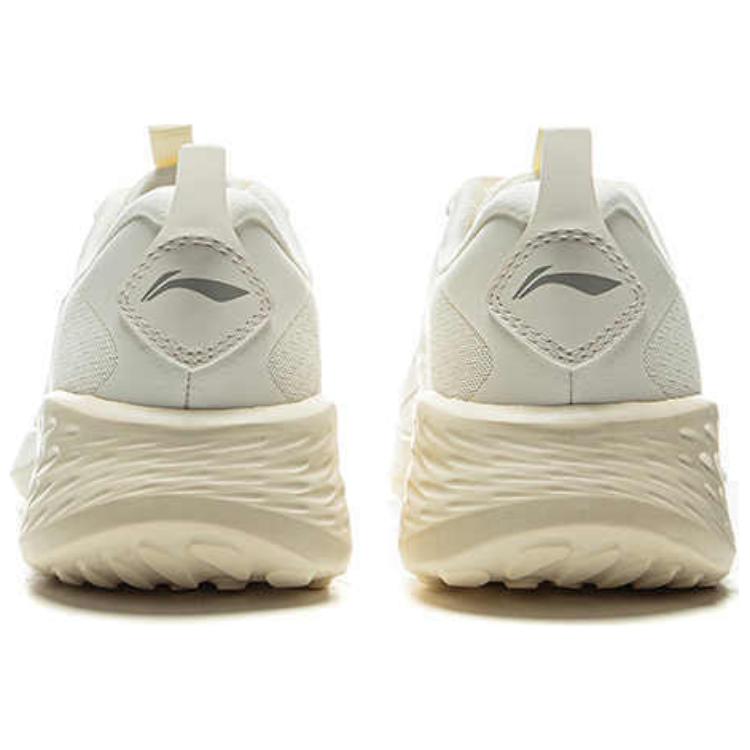 Li Ning Light Cloud Нескользящие Износостойкие Низкие Повседневные Беговые Кроссовки Женские Цвет Экрю ARSU128-4