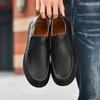 Мужские повседневные кожаные туфли для весны и лета, модные туфли для активного отдыха на мягкой подошве, удобные деловые туфли из кожи, туфли для вождения