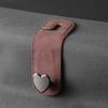 Heart Shape Metal Car Seat Headrest Hooks 2 in 1 Leather Car Seat Back Hook Purse and Bag Backpack Double Hook Car Seat Hanger