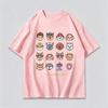 Paw Patrol Chase Women's T-Shirts "POWER! Ready for Action" Graphic T-Shirt Chest Print White Unisex Crew Neck Short Sleeve