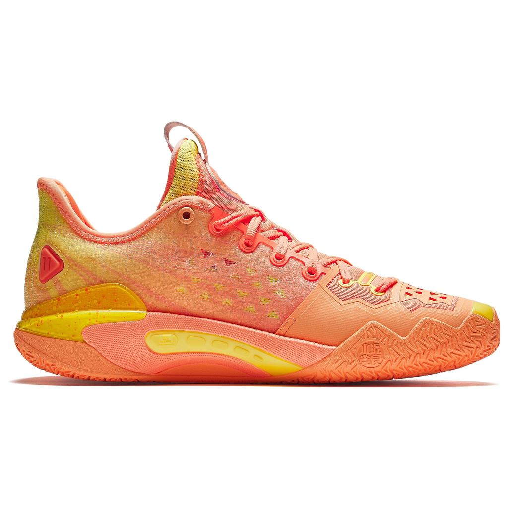 Kyrie Irving x Anta Shock Wave 5 Pro Sun Мужские кроссовки Оранжевый Флуоресцентный-Мандариновый Флуоресцентный-Светло-оранжевый 112411111S-2
