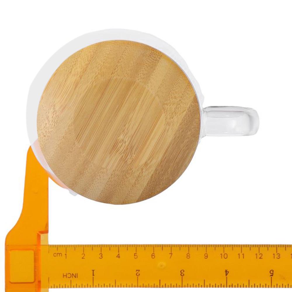 Круглая/грибная форма заварочного чайника из боросиликатного стекла с разделителем для стеклянной чашки для чая