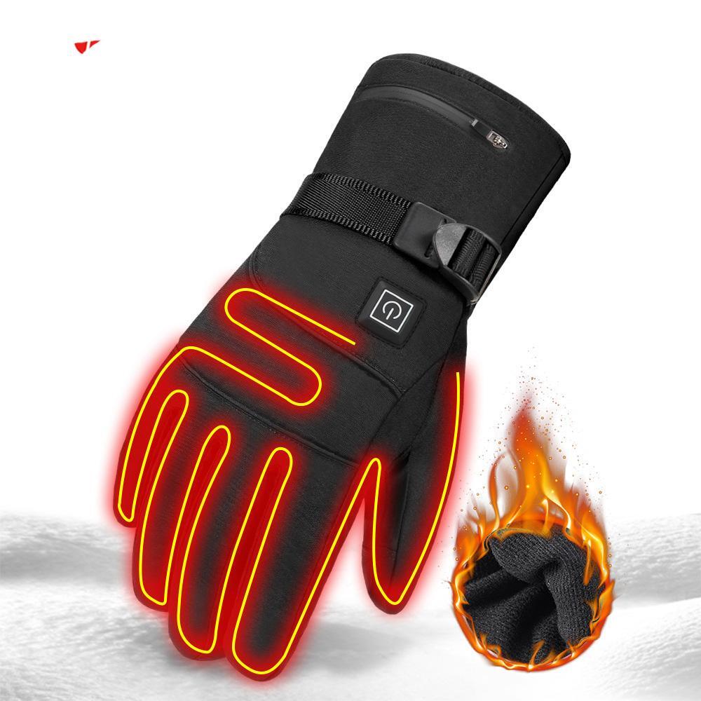 Warm Electric Heated Gloves Thermal Heat Gloves Skiing Climbing Snowboarding Style 4