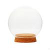 Display Cloche Terrarium Cover Cork Base With Wooden