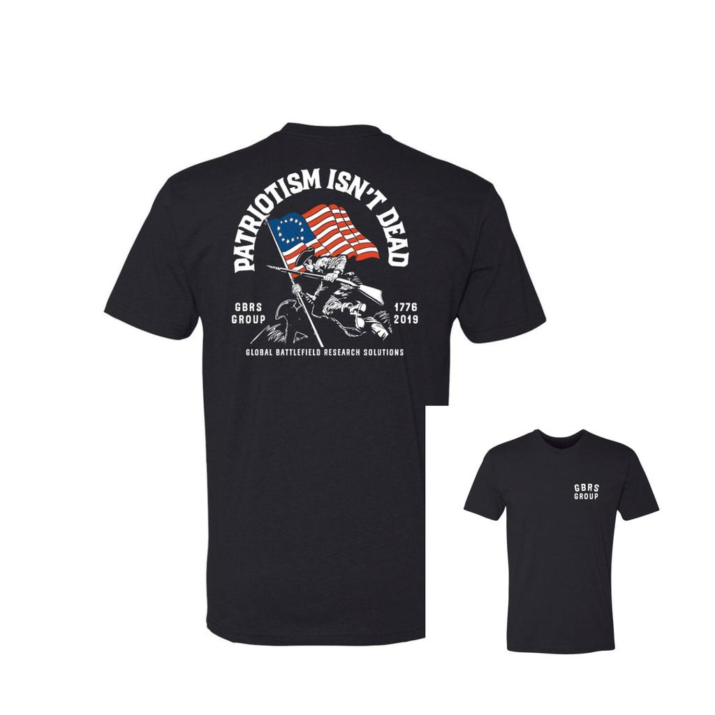 Patriotism Isnt Dead Military Training Tactics Casual TShirt Mens and Womens Luxury Brand Top