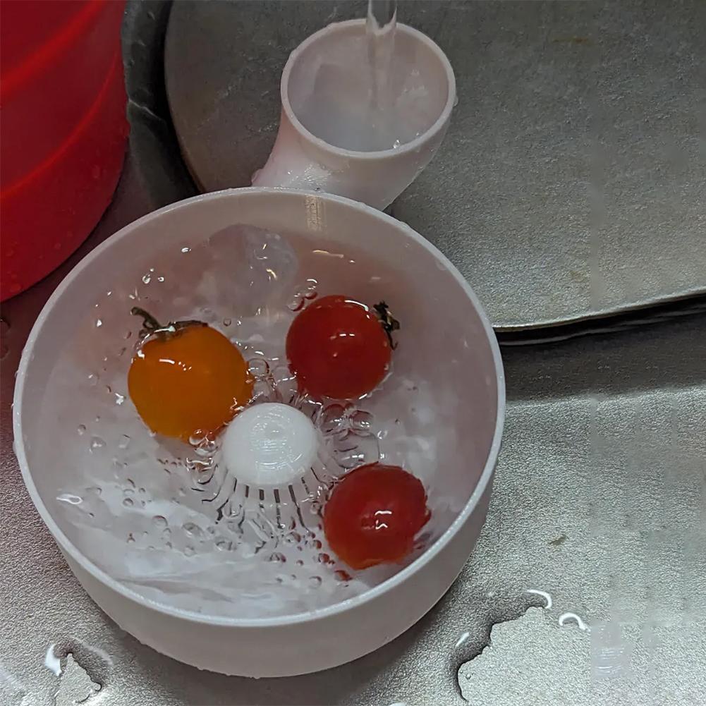 Портативная миска для мытья фруктов, овощемойка, 3D-печать, центрифуга для мытья продуктов, автоматическая чистящая машина для кухни, для сушки