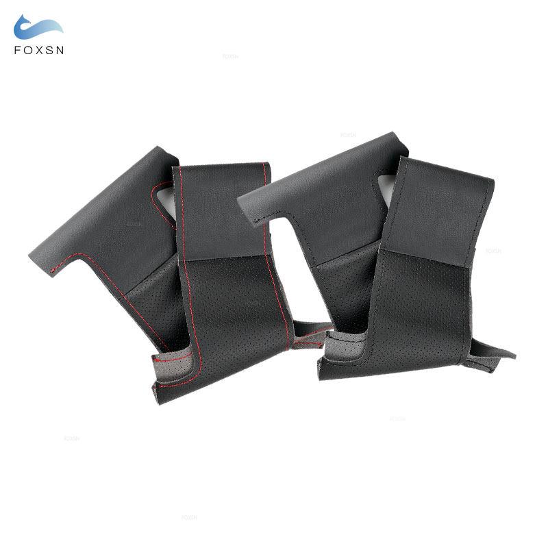 Ручная оплетка, автомобильный Стайлинг, чехол на руль, кожаная отделка для Honda Civic SI Insight S2000 2002 2003 2004 2005 для Acura RSX