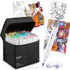 Кисть для рисования Ohuhu 80 81 Professional Light Pastel Marker Alcohol Blender Pen Included Honolulu B Series Marker, Type, Colors, Pieces, Use,