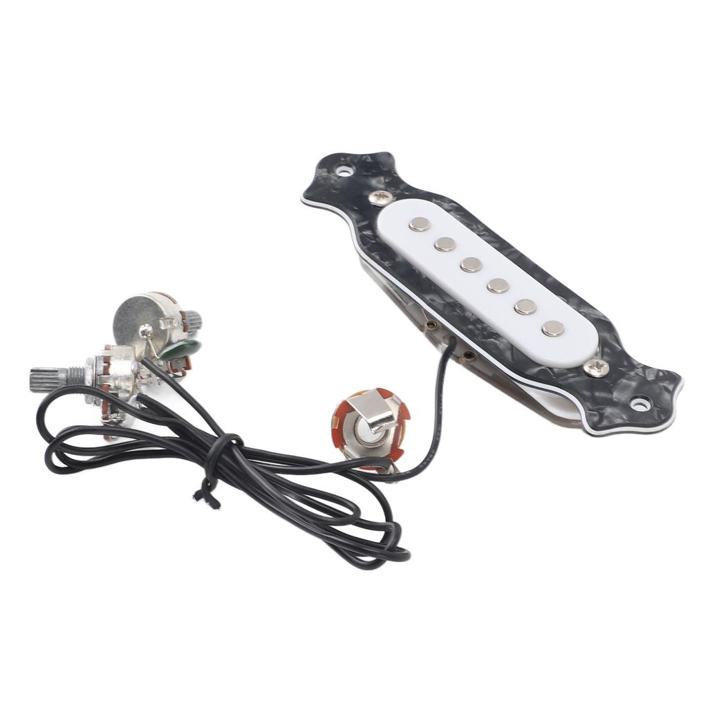 6-струнный сингловый звукосниматель, предварительно подключенный, замена звукоснимателя для электрогитары, с громкостью и тоном