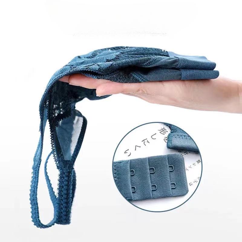 Sexy Wireless Bras for Women Ultra Thin Lace Bralette Deep V Plunge Bra