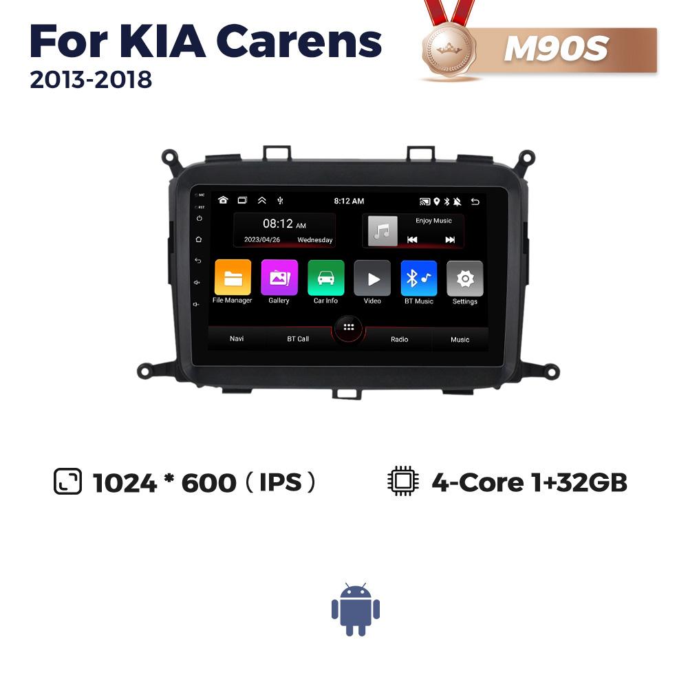 Автомобильное радио Navifly Android 13 для Kia Carens RP 3 III 2013-2019, мультимедийный видеоплеер, GPS, стерео, беспроводная система Carplay, автомобильные системы