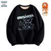 GENIOLAMODE Men's Winter Fleece-Lined Crewneck Sweatshirt