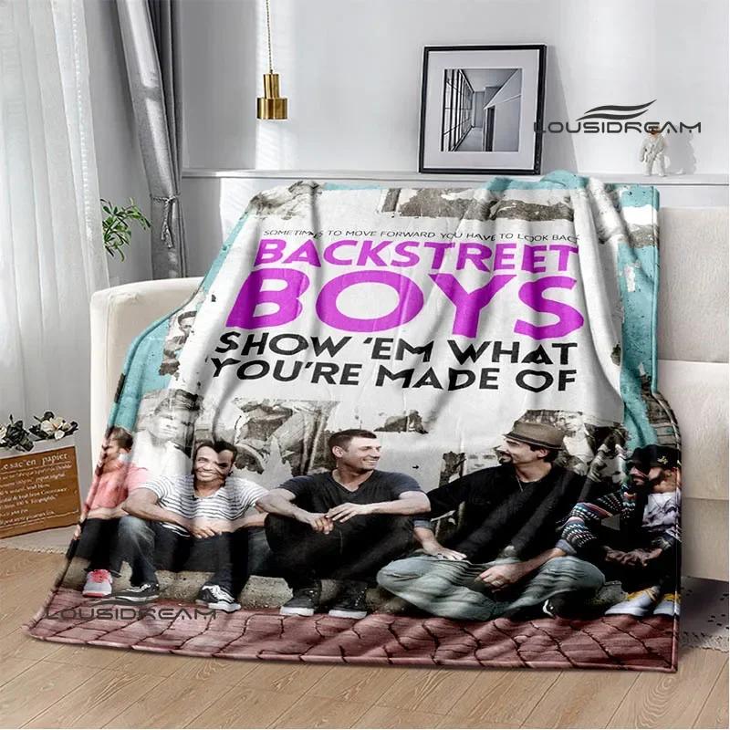 Плед с принтом группы BSB Backstreet Boys, плед для пикника, фланелевый, теплый, мягкий, уютный, для дома, путешествий, подарок на день рождения