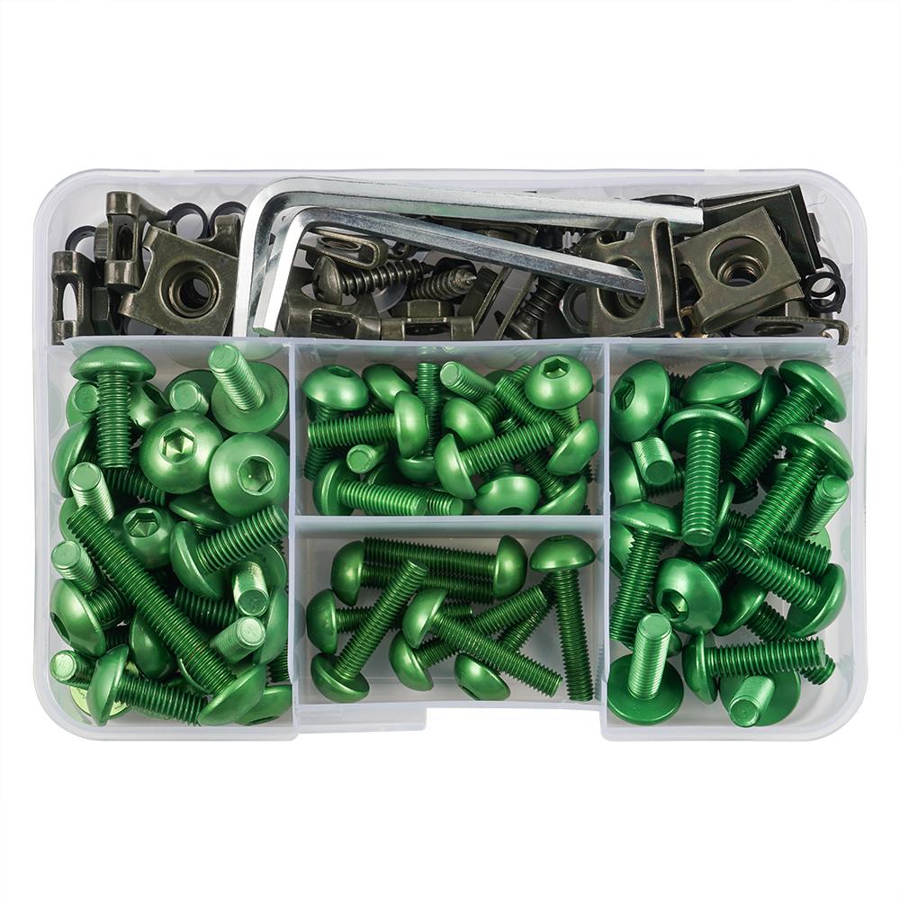 155PCS Fairing Bolt Bodywork Screws For Honda CBR Yamaha YZF Suzuki GSXR Kawasaki Honda BMW Ducati Husqvarna Aprilia Triumph