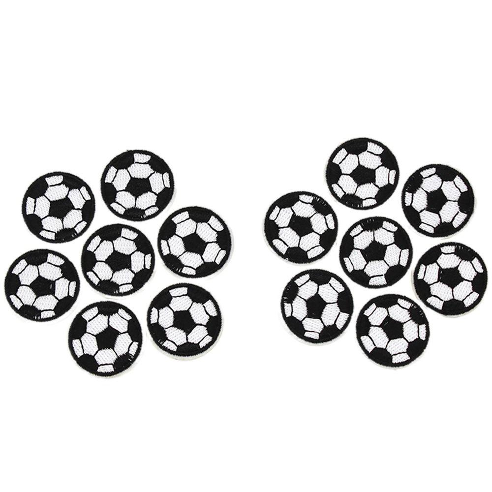 Embroidered Stick on Football Handmade Stickers Clothes Patches Jeans Decor