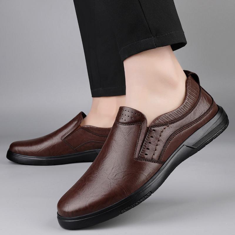 Модная мужская обувь из натуральной кожи ручной работы, дизайн, модные кроссовки, мужские слипоны, лоферы, дышащая повседневная обувь для вождения, плоская, легкая, новая мужская обувь