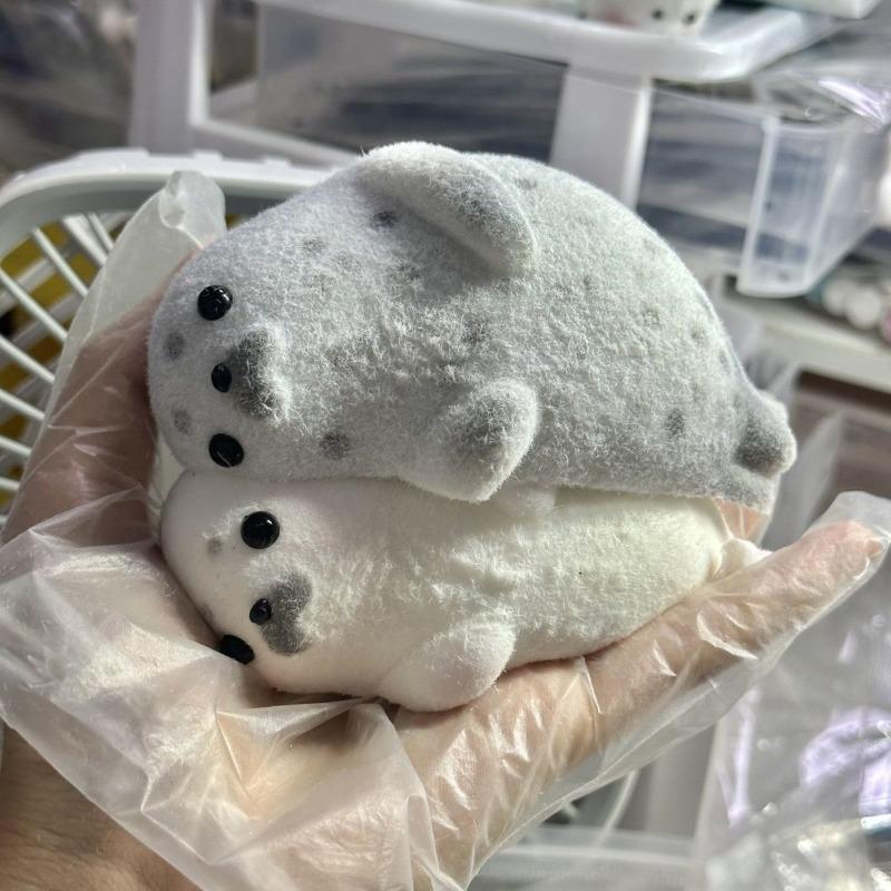 Kawaii Squishy Seal Squeeze Toys Super Soft Pinching Fingertip Toy Slow Rebound Antistress Gift Stress Relief Adult Sensory Toy