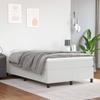 Day and Night - Day and Night Bed Frame Without Mattress White Synthetic Leather 120x200cm