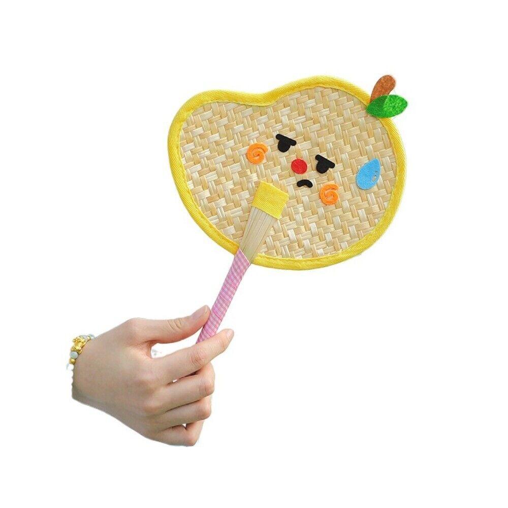Hand-cranked Pu Fan Bamboo Craft Fan New Handheld Fan Home Decor