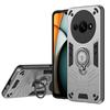 KEYSION Противоударный защитный чехол для Redmi A3, защитное кольцо для объектива камеры, подставка, задняя крышка для телефона для Xiaomi POCO C61